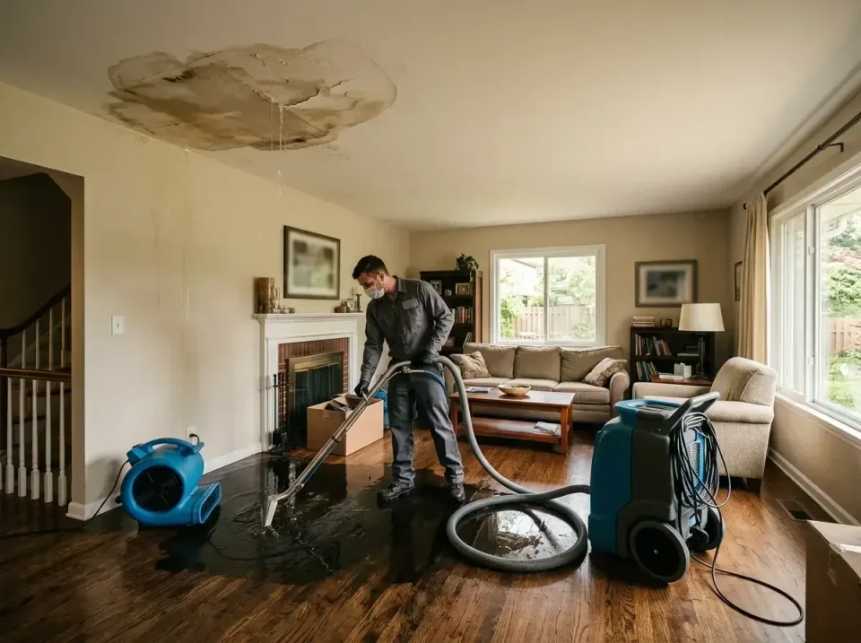 attic-pipe-burst-ceiling-drip-008 — frequently asked questions, Water Damage Restoration & Carpet Care in Union, KY